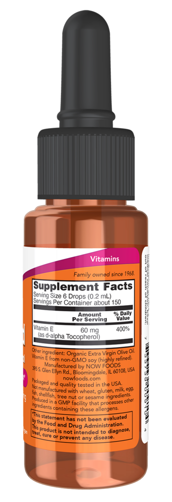 Product image for E Liquid with d-alpha Tocopherol.