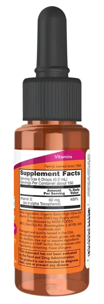 Product image for E Liquid with d-alpha Tocopherol.