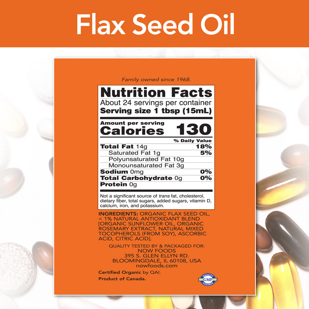 Product image for Flax Seed Oil.