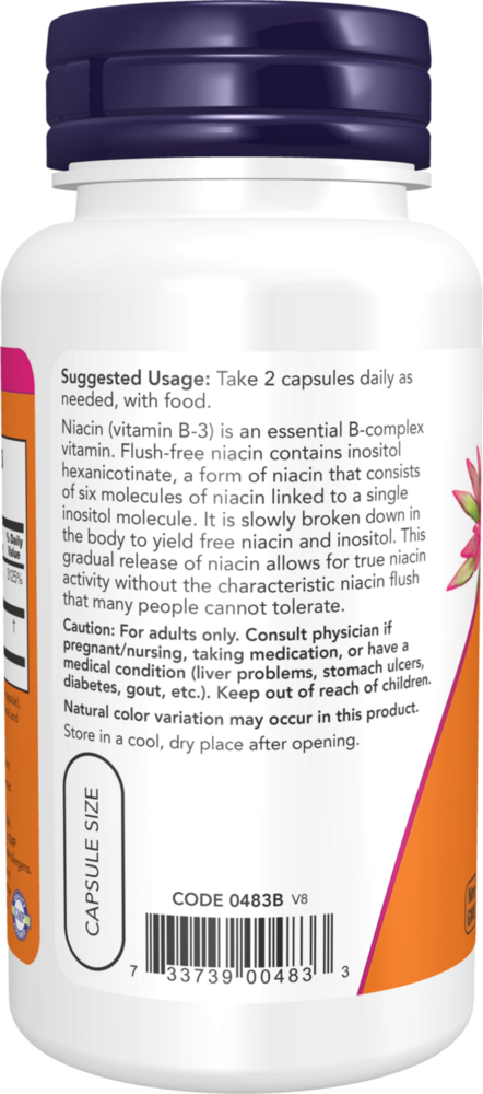Product image for Flush-Free Niacin 250mg.