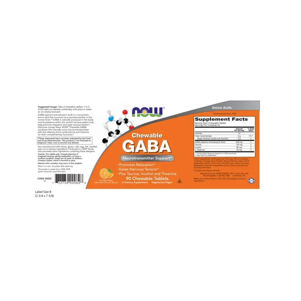 Product image for GABA 250mg.