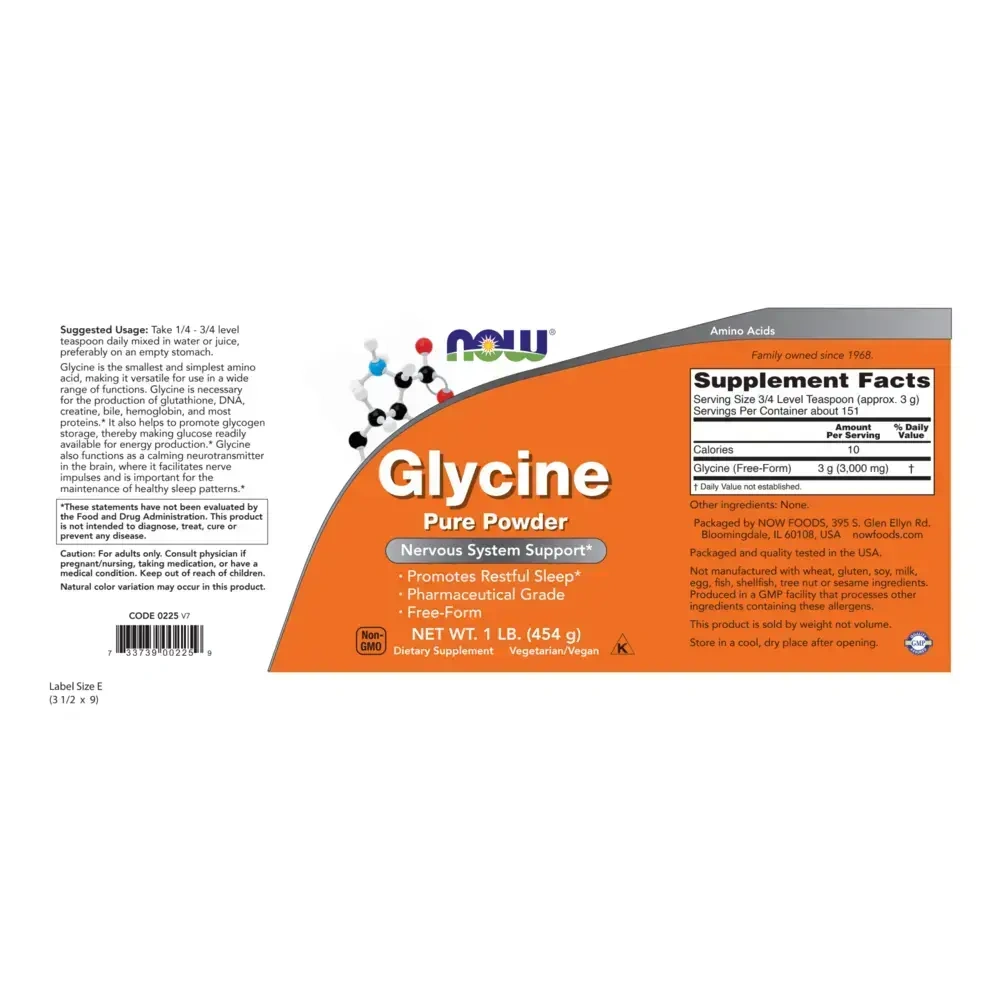Product image for Glycine Powder.