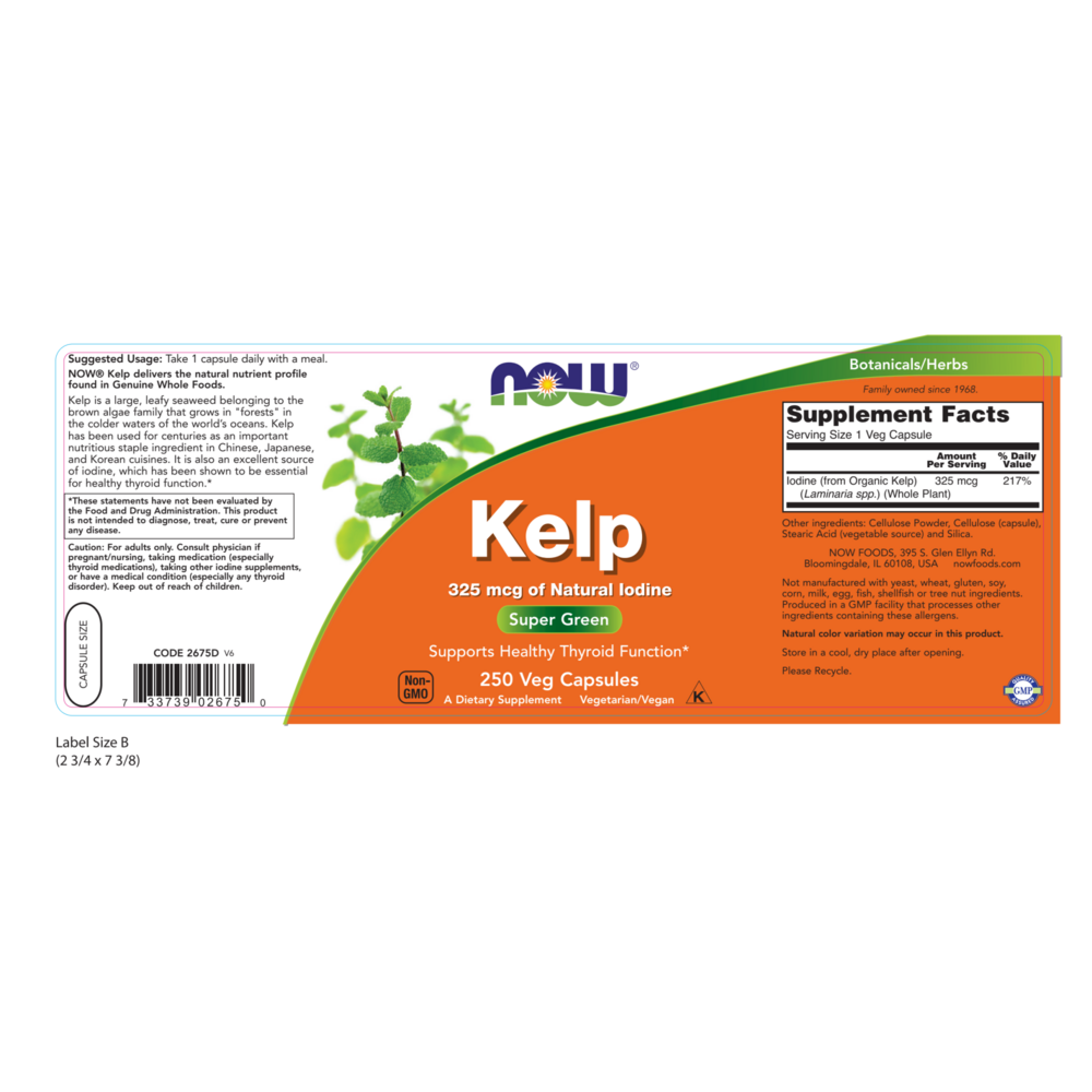 Product image for Kelp 325mcg.