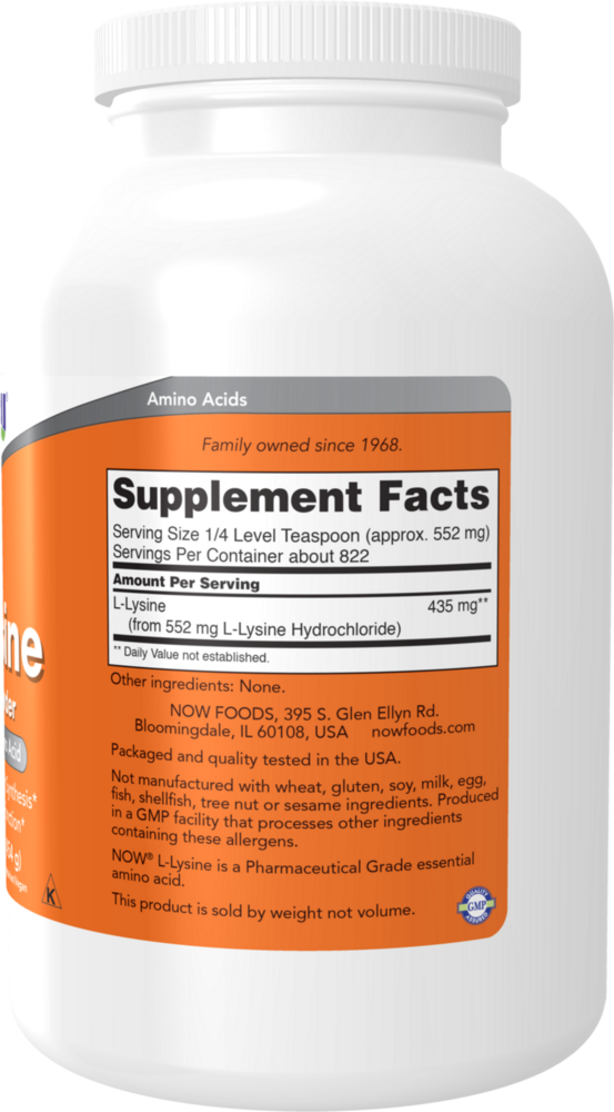 Product image for L-Lysine Powder.