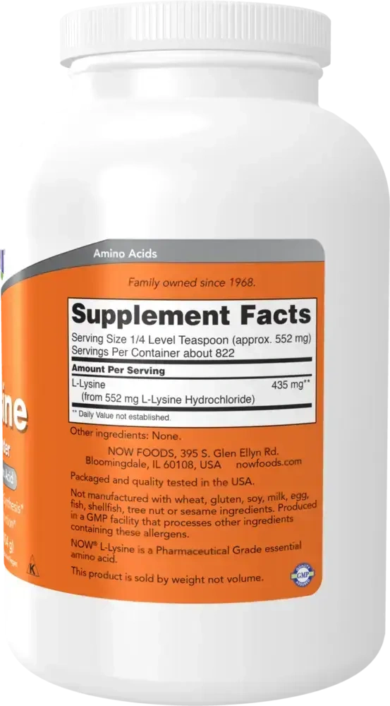 Product image for L-Lysine Powder.