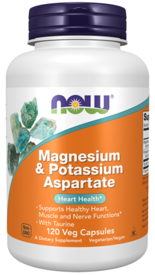Magnesium & Potassium Aspartate 120 capsules