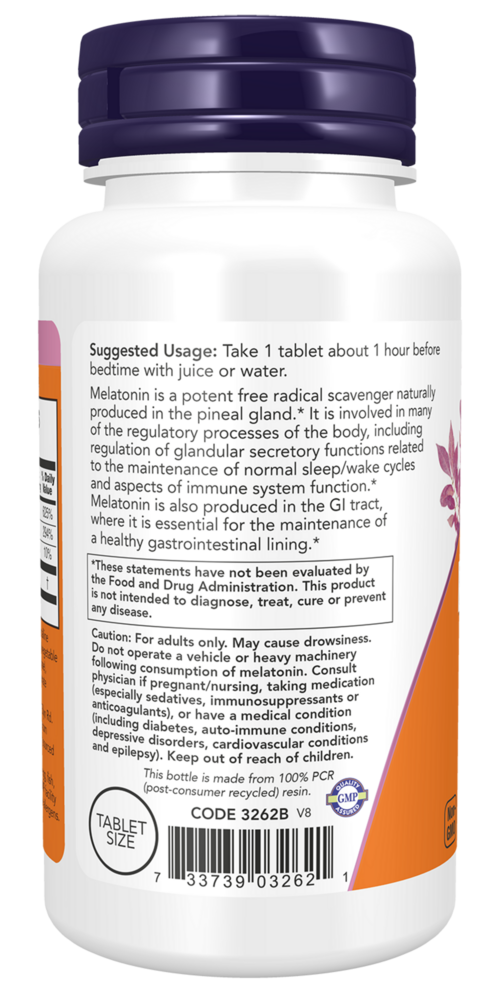 Product image for Melatonin 1mg.