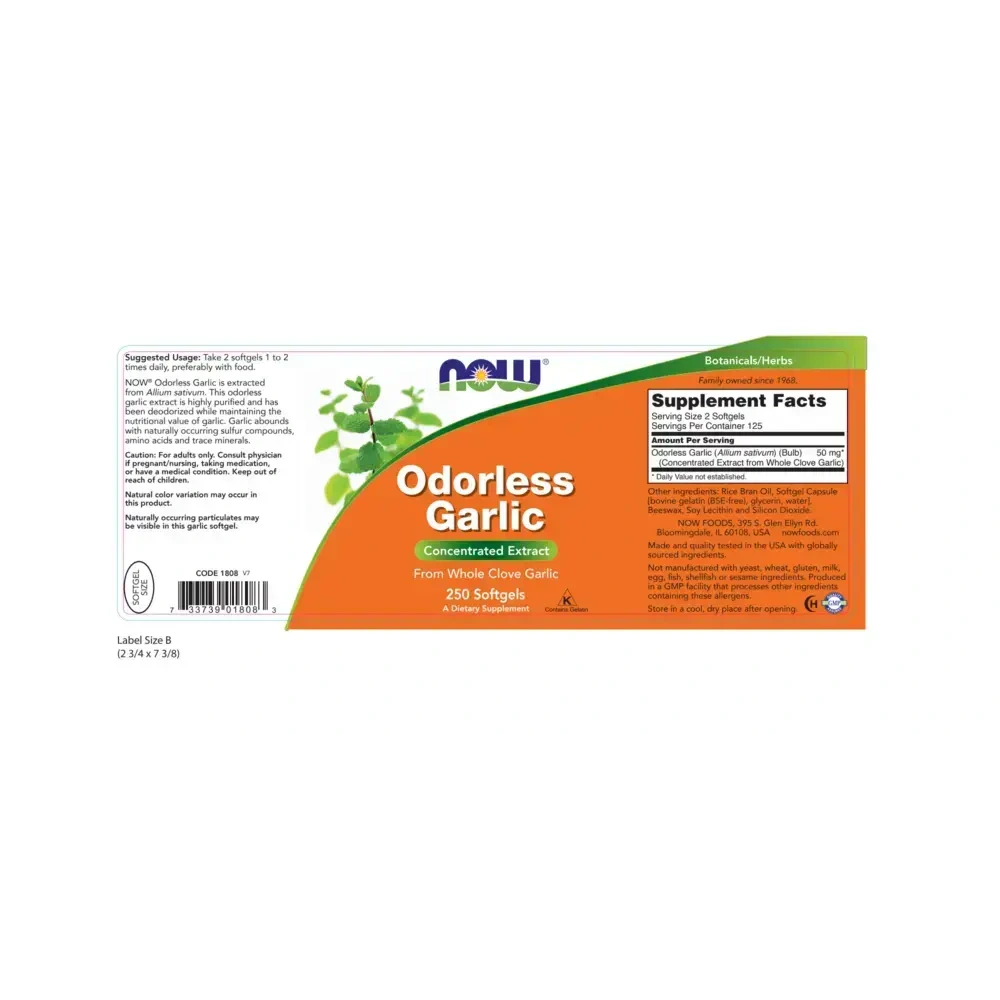 Product image for Odorless Garlic.