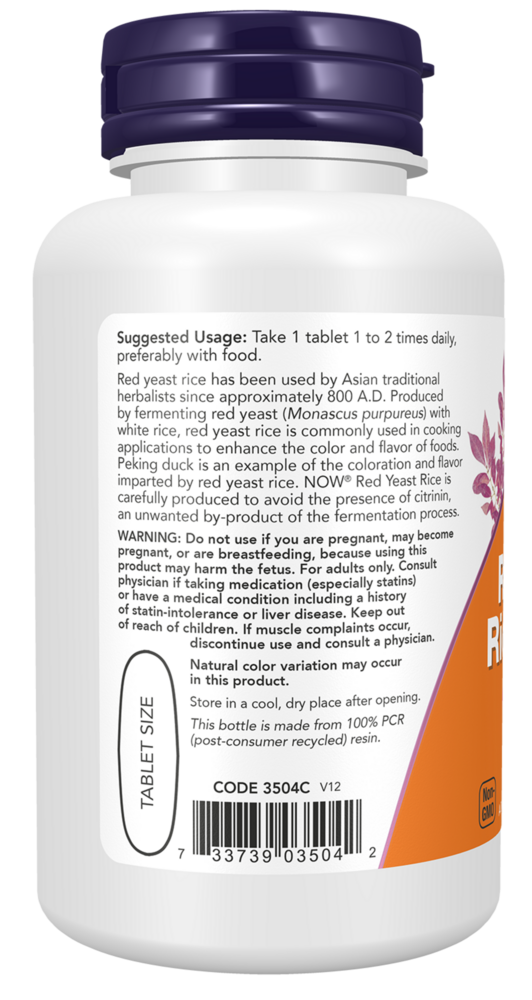 Product image for Red Yeast Rice 1200mg.