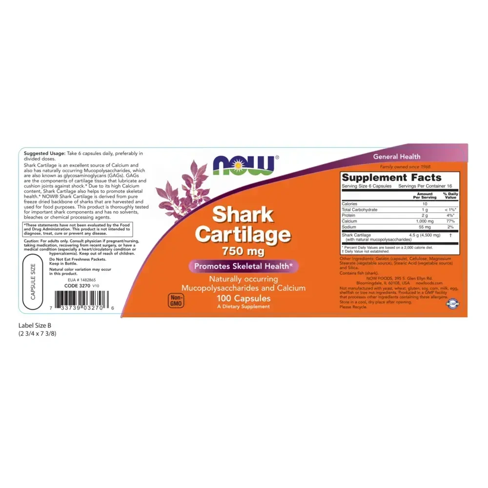 Product image for Shark Cartilage 750mg.
