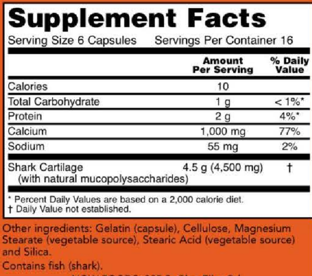 Product image for Shark Cartilage 750mg.