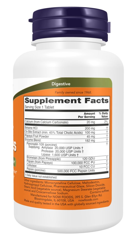 Product image for Super Enzymes Tablets.
