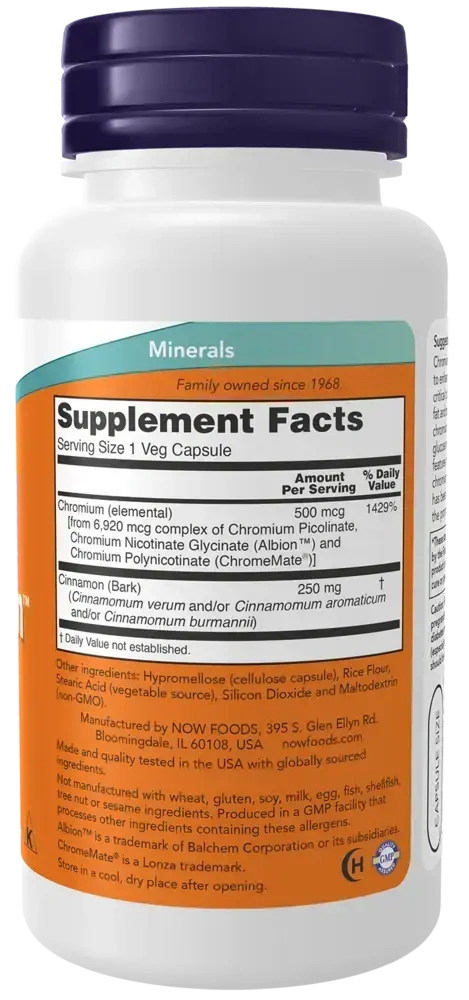 Product image for Tri-Chromium 500mcg.