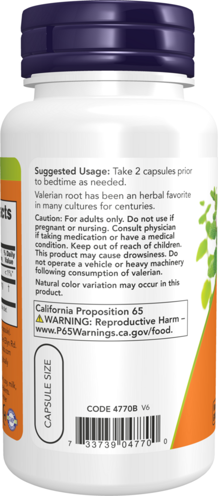 Product image for Valerian Root 500mg.