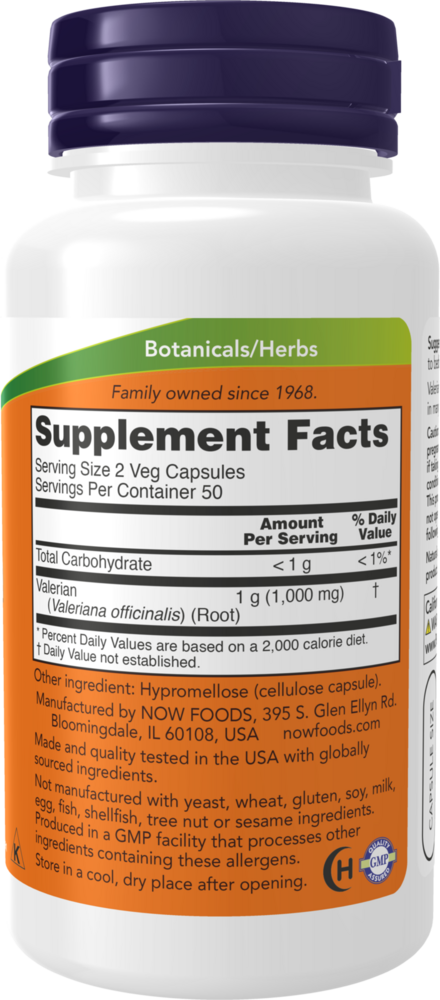 Product image for Valerian Root 500mg.