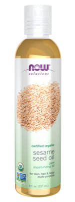 Organic Sesame Seed Oil 8 Ounces