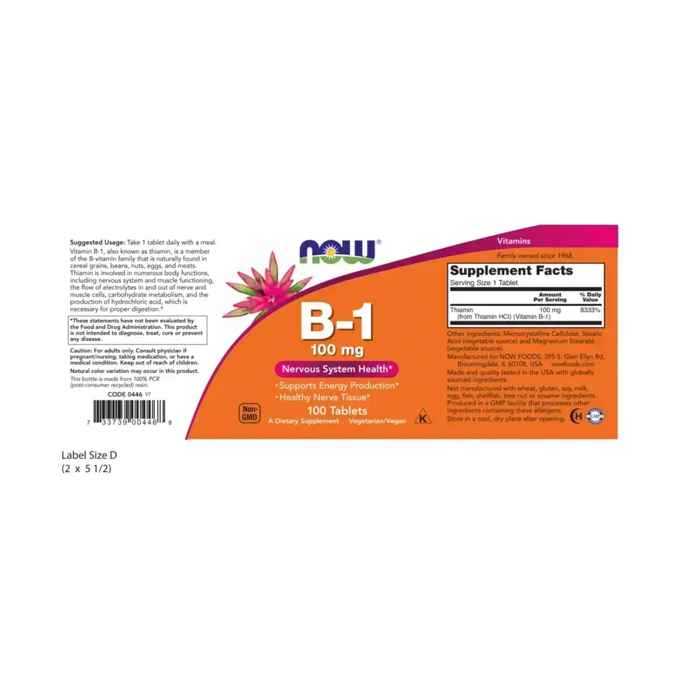 Product image for B-1 100mg.