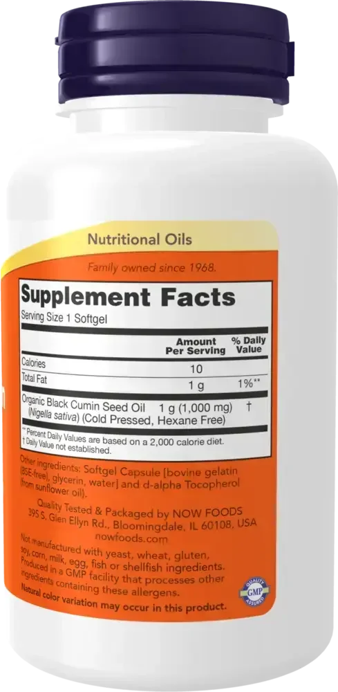 Product image for Black Cumin Seed Oil 1000mg.