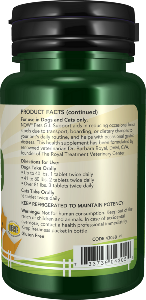 Product image for GI Support for Dogs/Cats.