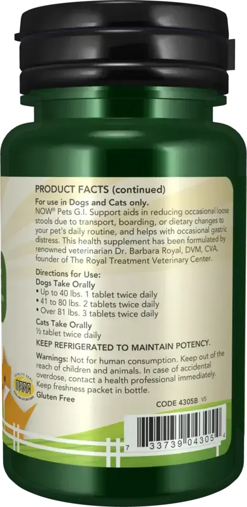 Product image for GI Support for Dogs/Cats.