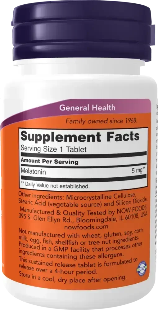 Product image for Melatonin 5mg SR.