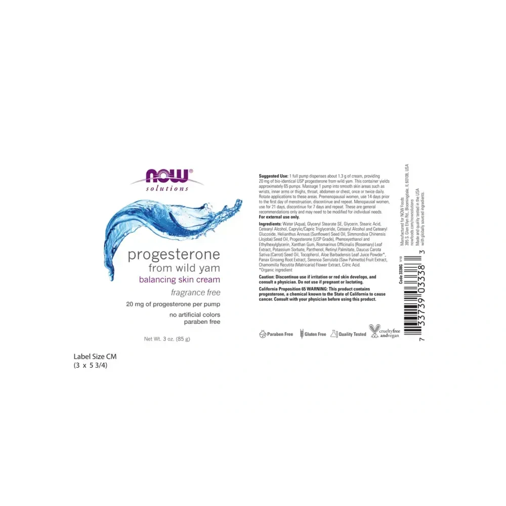 Product image for Progesterone Balancing Skin Cream.