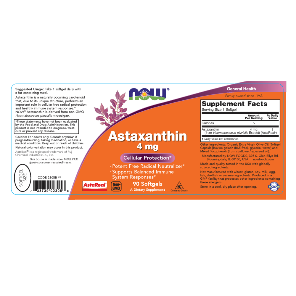 Product image for Astaxanthin.