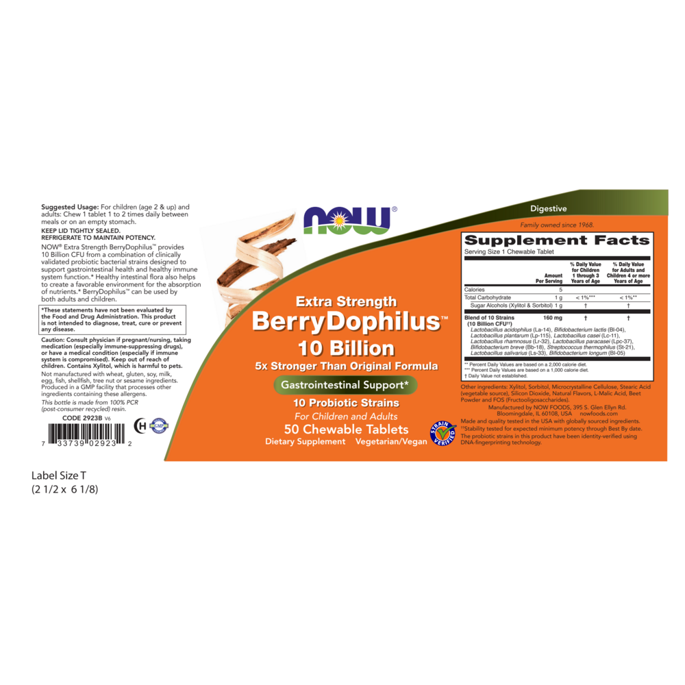 Product image for Berry Dophilus Extra Strength.
