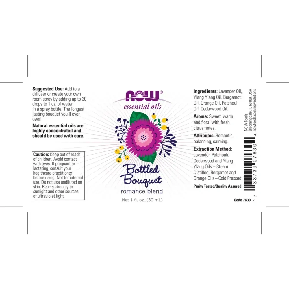 Product image for Bottled Bouquet Oil Blend.