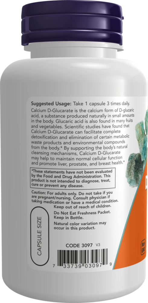 Product image for Calcium D-Glucarate.