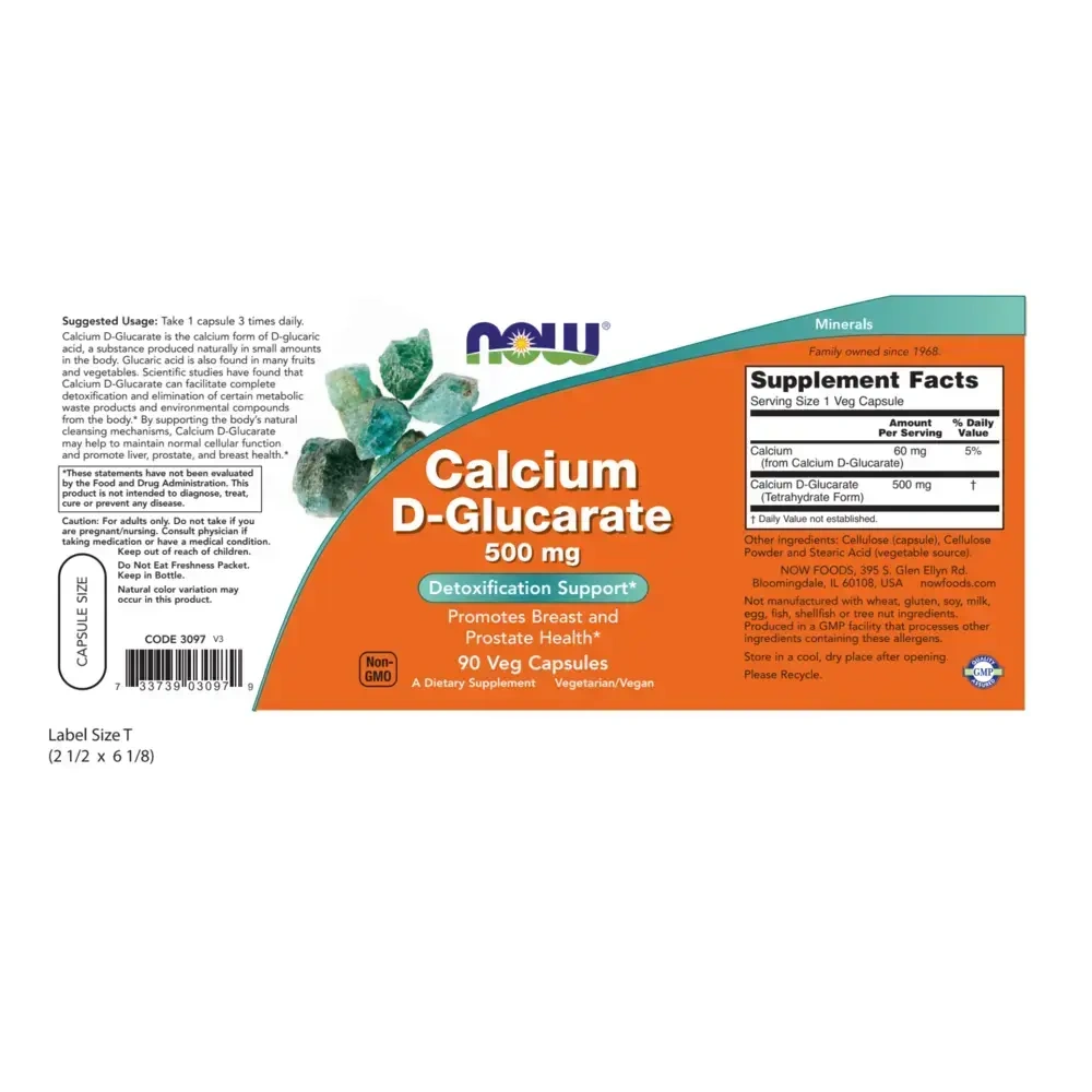 Product image for Calcium D-Glucarate.