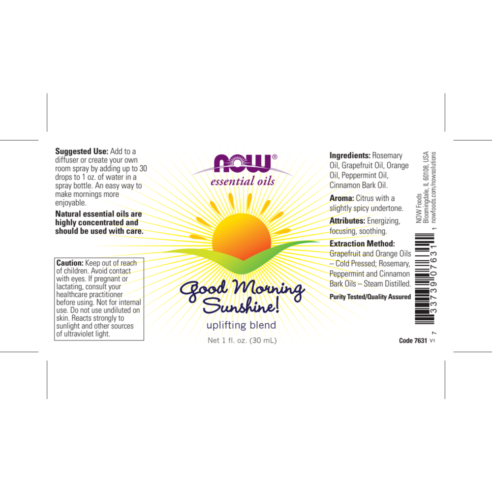 Product image for Good Morning Sunshine Oil Blend.