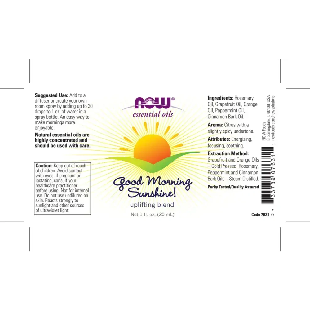 Product image for Good Morning Sunshine Oil Blend.