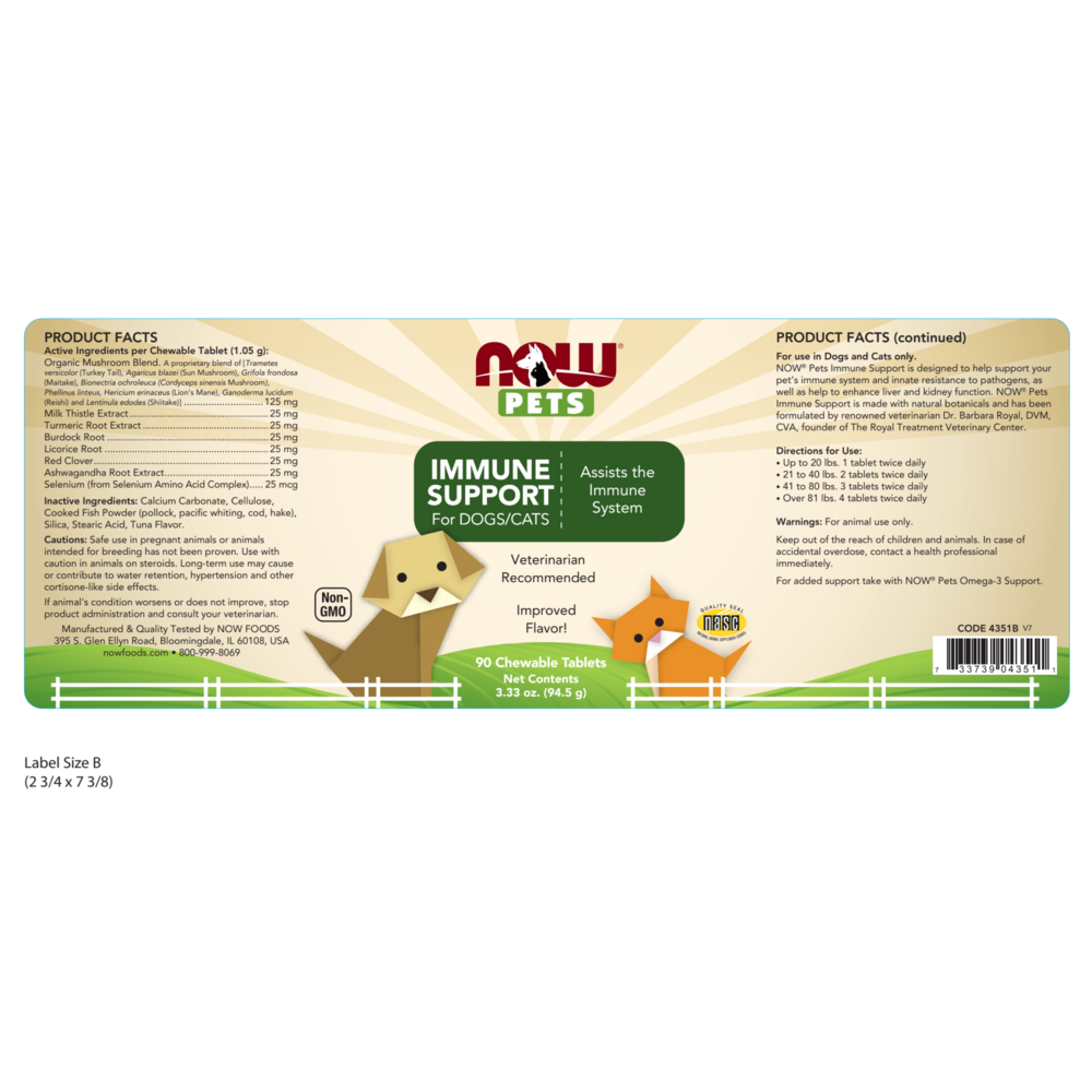 Product image for Immune Support for Dogs/Cats.