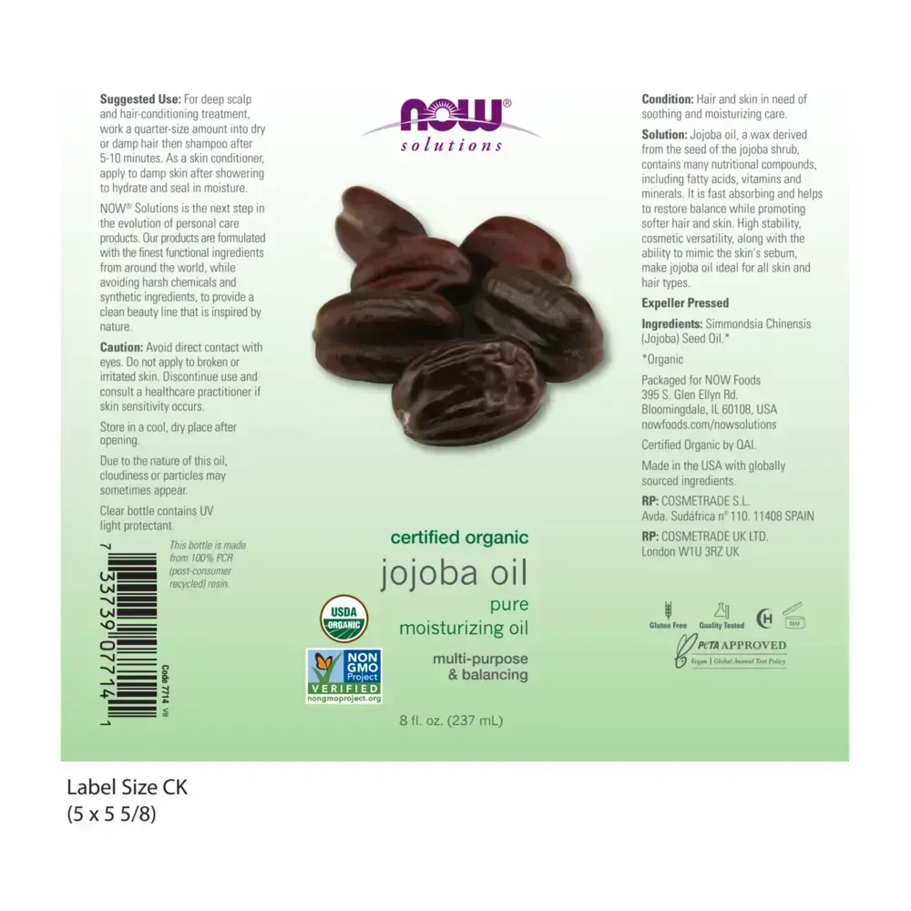 Product image for Jojoba Oil Organic.