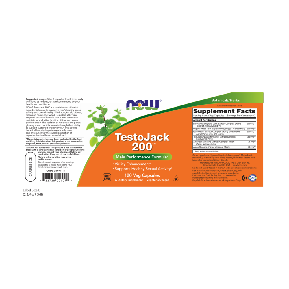Product image for TestoJack 200 (Extra Strength).