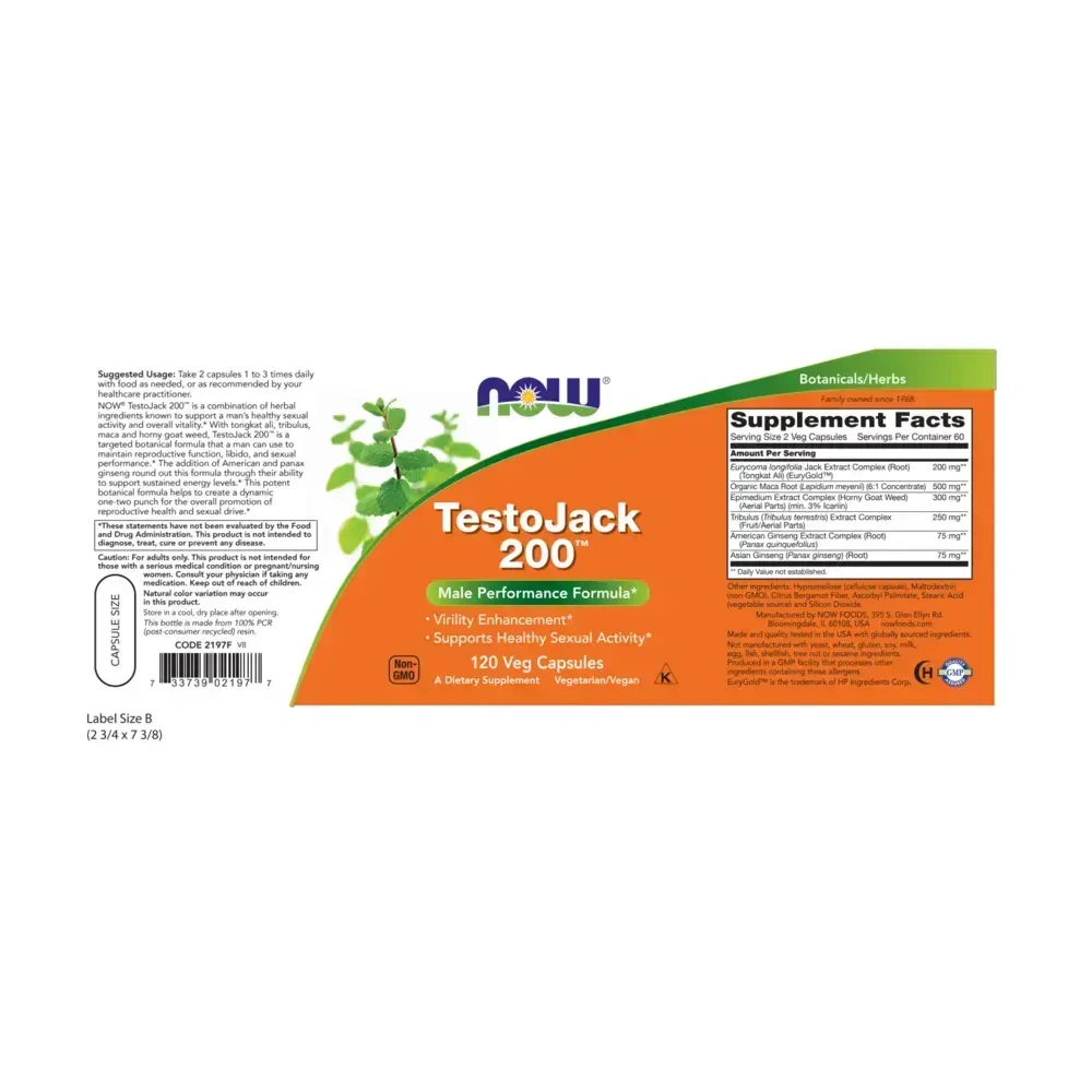 Product image for TestoJack 200 (Extra Strength).