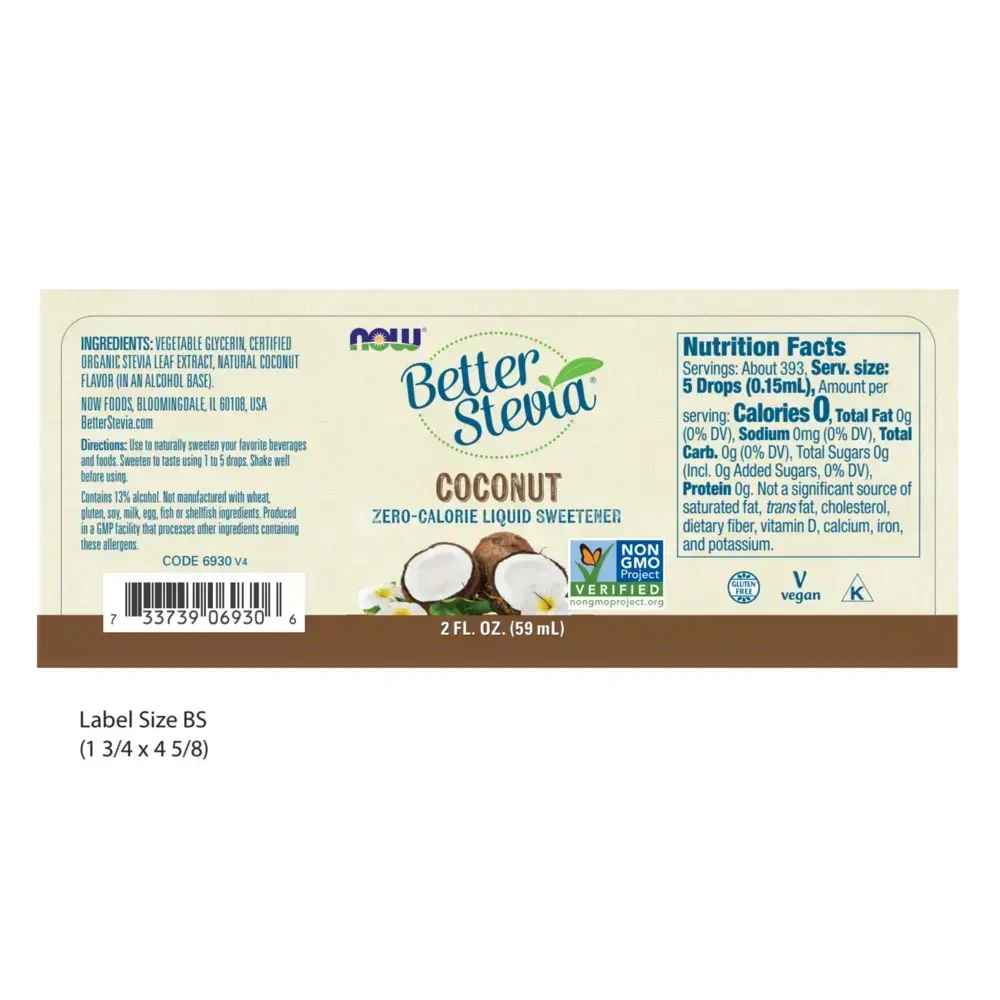 Product image for Better Stevia Coconut.