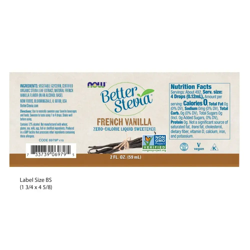 Product image for Better Stevia Vanilla.