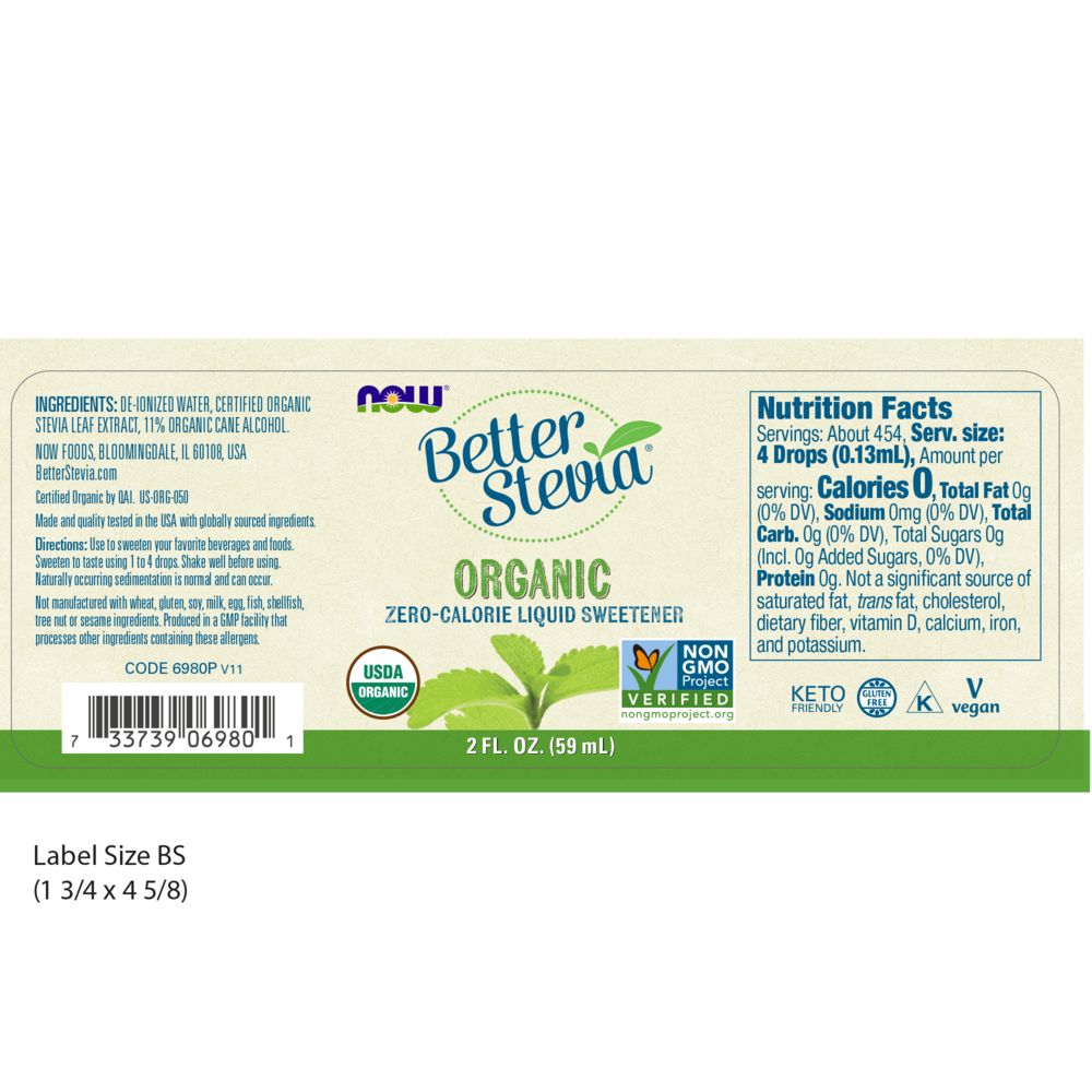Product image for Better Stevia Organic.