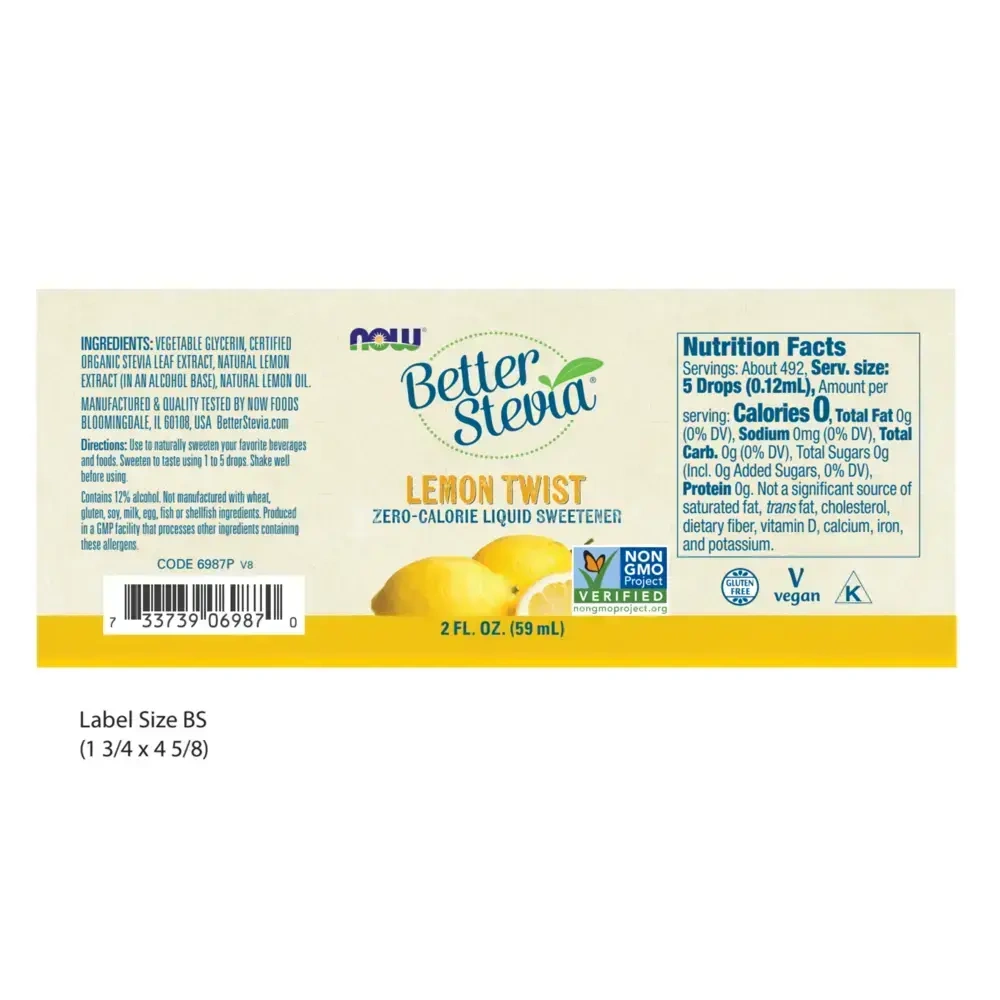 Product image for Better Stevia Lemon Twist.