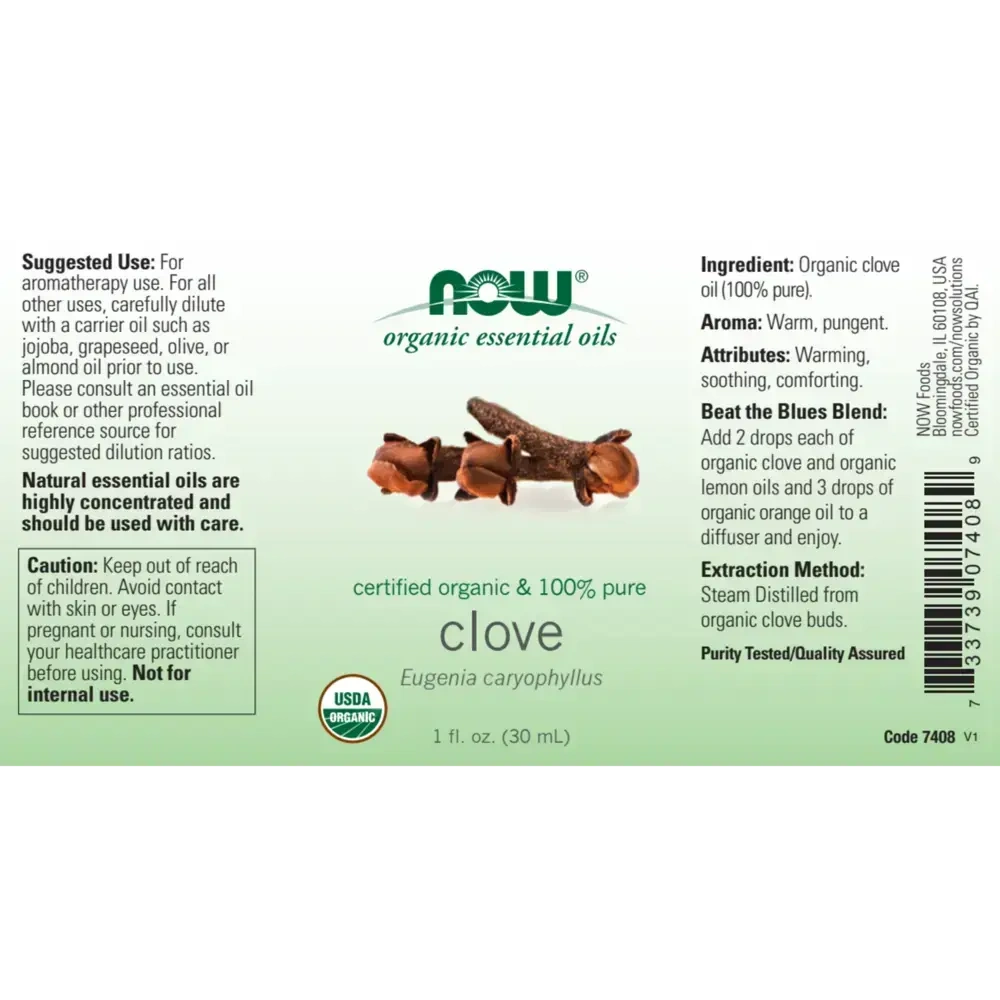 Product image for Clove Oil, Organic.