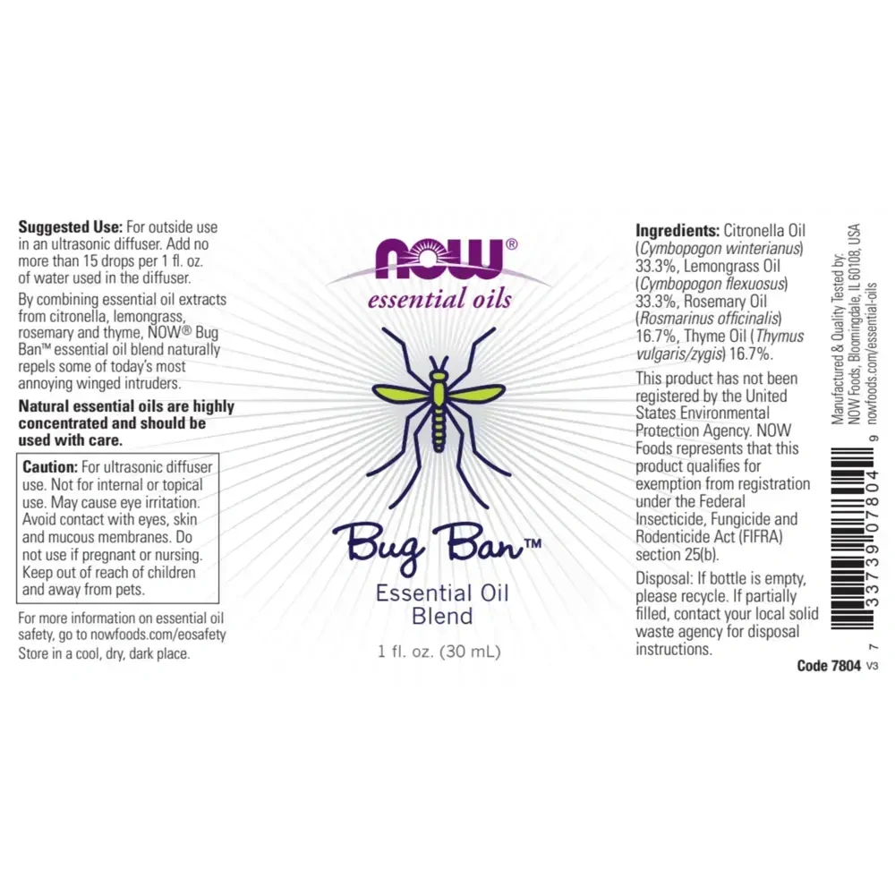 Product image for Bug Ban Essential Oil Blend.