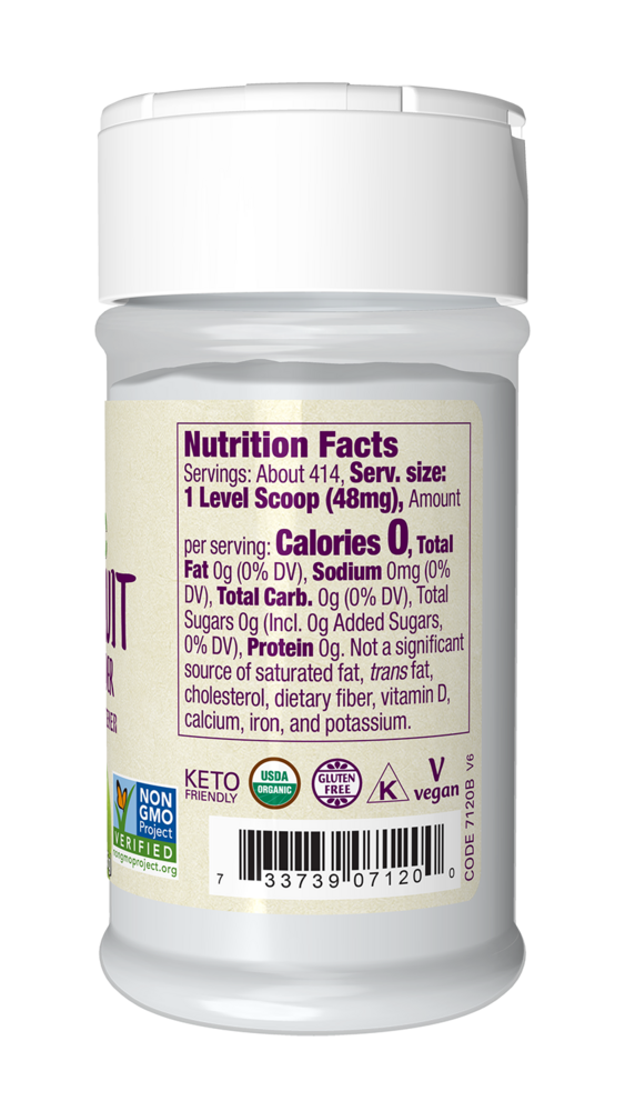 Product image for Monk Fruit Extract Powder Organic.