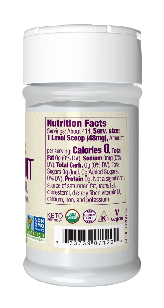 Product image for Monk Fruit Extract Powder Organic.