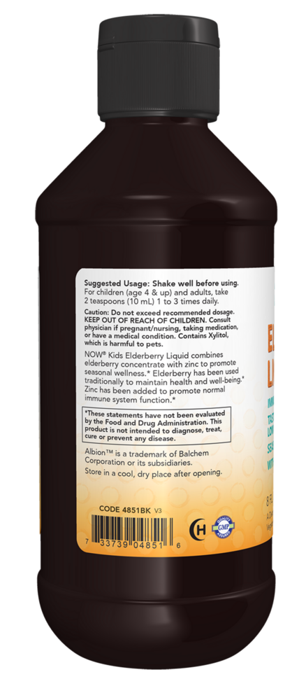 Product image for Elderberry Liquid for Kids.
