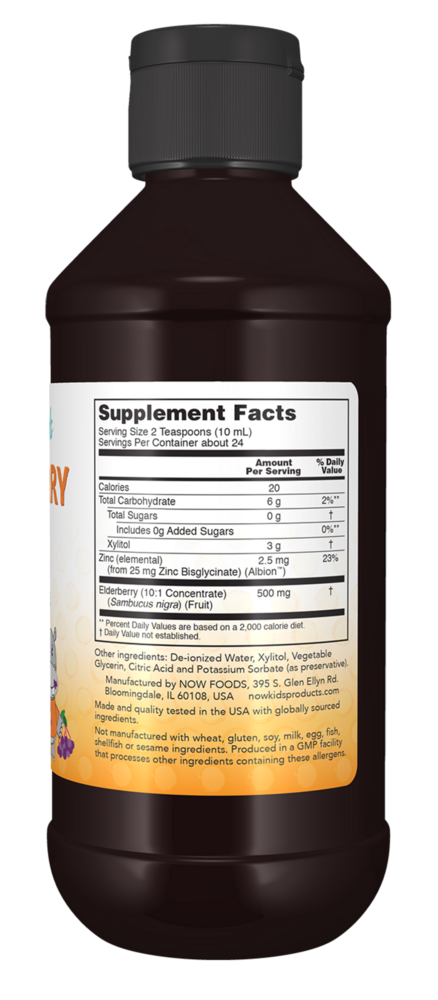 Product image for Elderberry Liquid for Kids.
