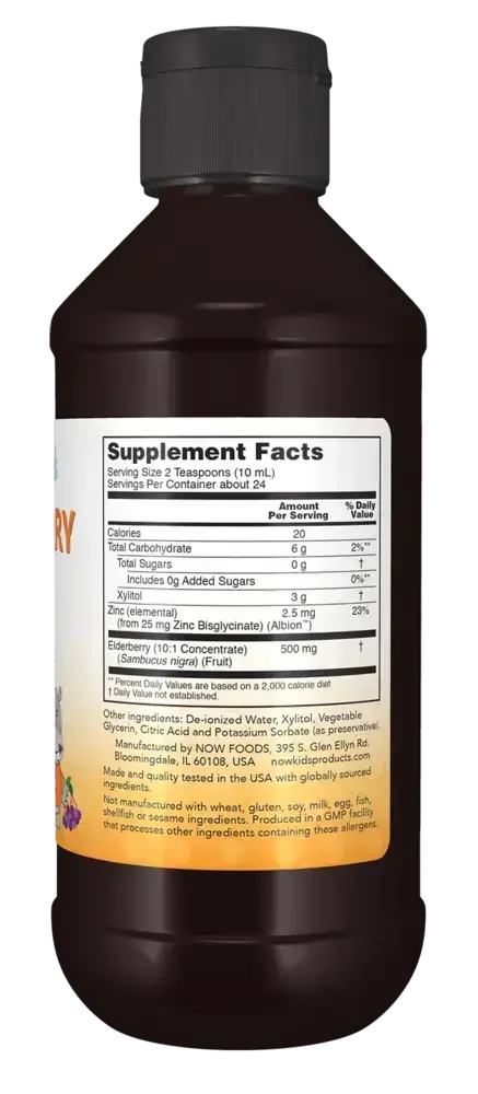 Product image for Elderberry Liquid for Kids.
