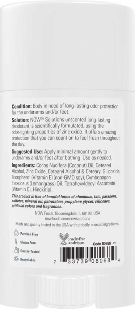 Product image for Long-Lasting Deodorant Unscented.