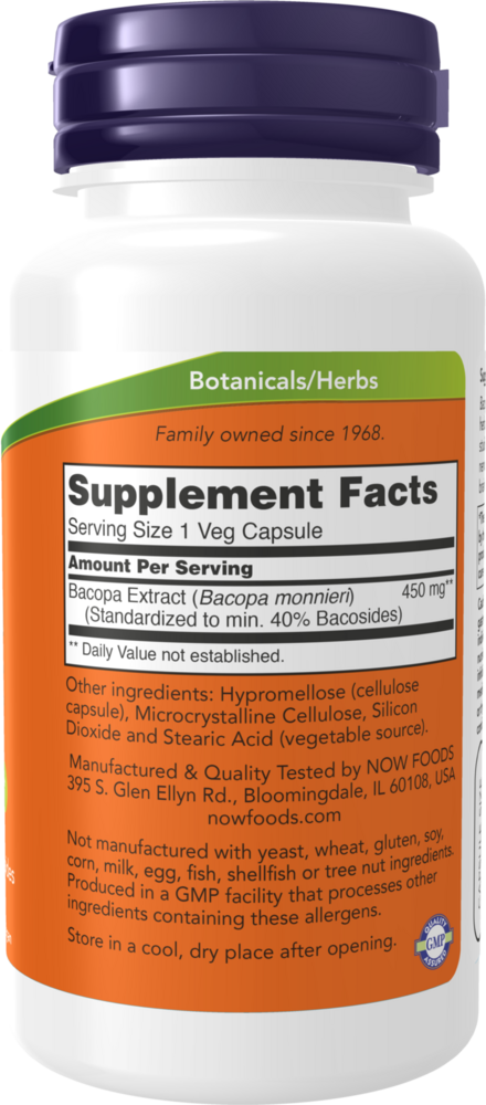 Product image for Bacopa Extract 450 mg.